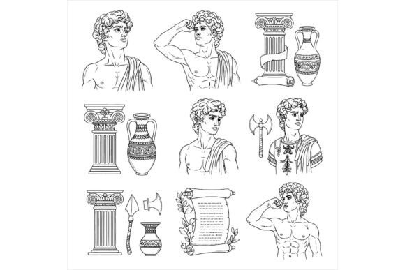 Ancient Greek Illustrations and Icons: A Review for Digital Sellers
