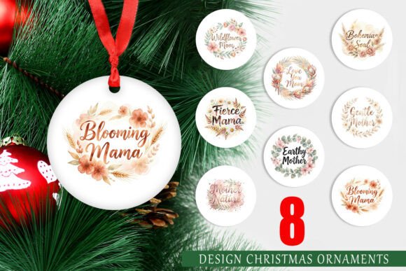 Boho Floral Mother Quotes Ornament PNG: A Versatile Illustration for Handmade Creations