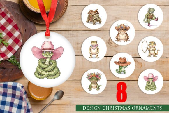 Boho Watercolor Desert Animal Ornament: A Versatile Illustration for Creative Branding