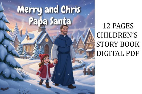 Merry and Chris Papa Santa: A Versatile Graphic Design Asset for Content Creators