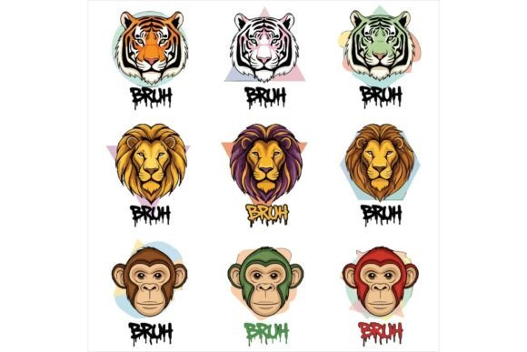 Vibrant Animal Head Graffiti Freebie: A Designer’s Honest Take