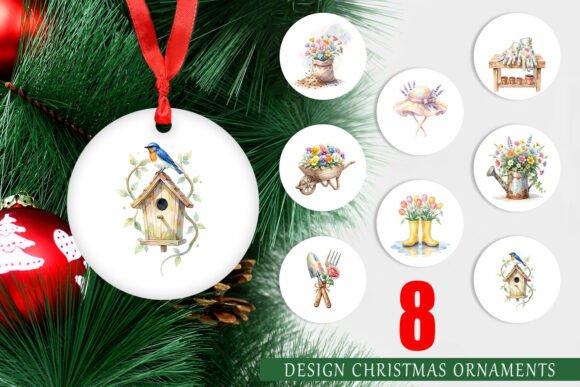 Watercolor Garden Tools Ornament PNG: A Versatile Illustration for Creative Publishing